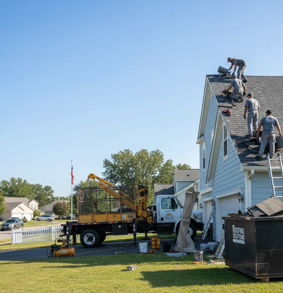 Roof Repair in Raccoon